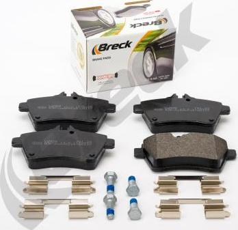 Breck 24077 00 701 00 - Bremžu uzliku kompl., Disku bremzes www.autospares.lv