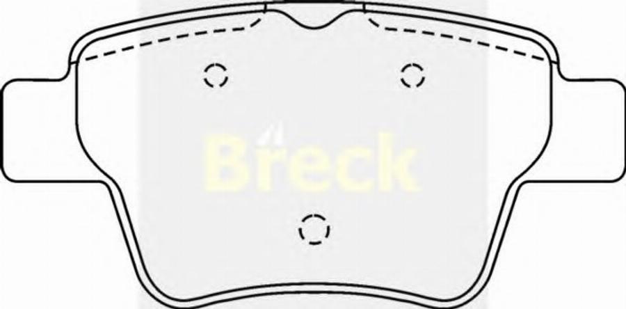 Breck 2415000 - Bremžu uzliku kompl., Disku bremzes www.autospares.lv