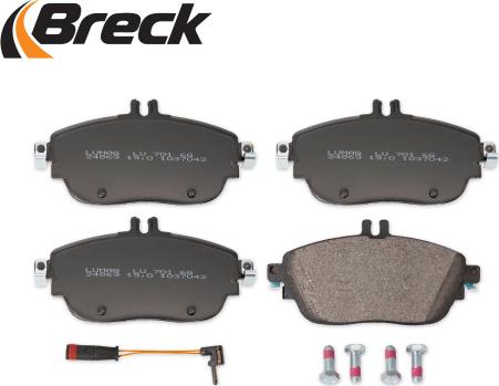 Breck 24869 00 701 00 - Bremžu uzliku kompl., Disku bremzes www.autospares.lv