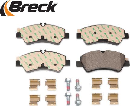 Breck 25603 00 703 00 - Bremžu uzliku kompl., Disku bremzes www.autospares.lv