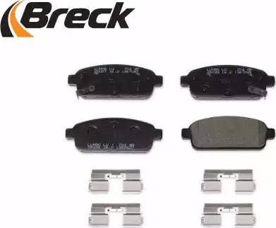 Breck 25096 00 704 10 - Bremžu uzliku kompl., Disku bremzes www.autospares.lv