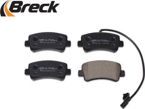 Breck 25112 00 703 10 - Bremžu uzliku kompl., Disku bremzes www.autospares.lv