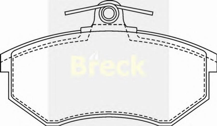 Breck 20669 10 - Bremžu uzliku kompl., Disku bremzes www.autospares.lv