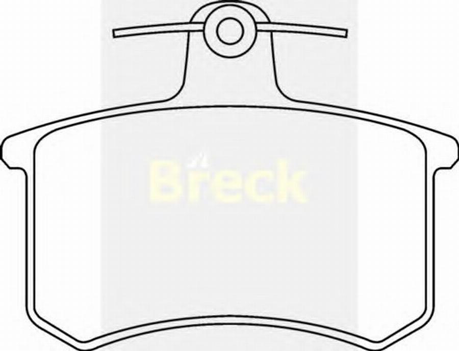 Breck 20668 00 - Bremžu uzliku kompl., Disku bremzes www.autospares.lv