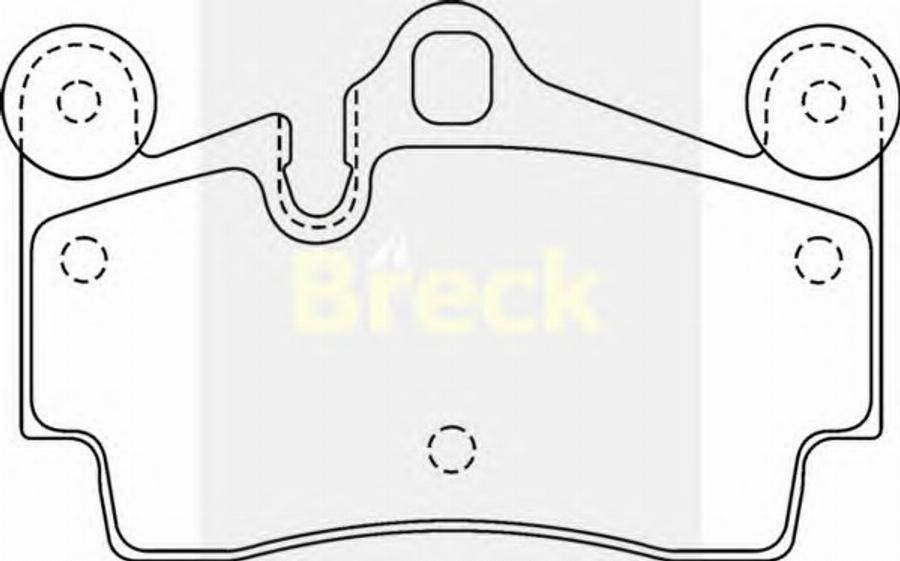 Breck 20293 00 - Bremžu uzliku kompl., Disku bremzes www.autospares.lv