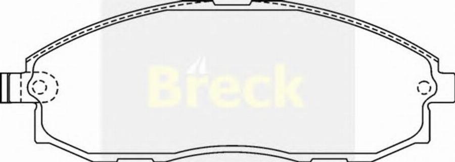 Breck 2070800C - Bremžu uzliku kompl., Disku bremzes www.autospares.lv