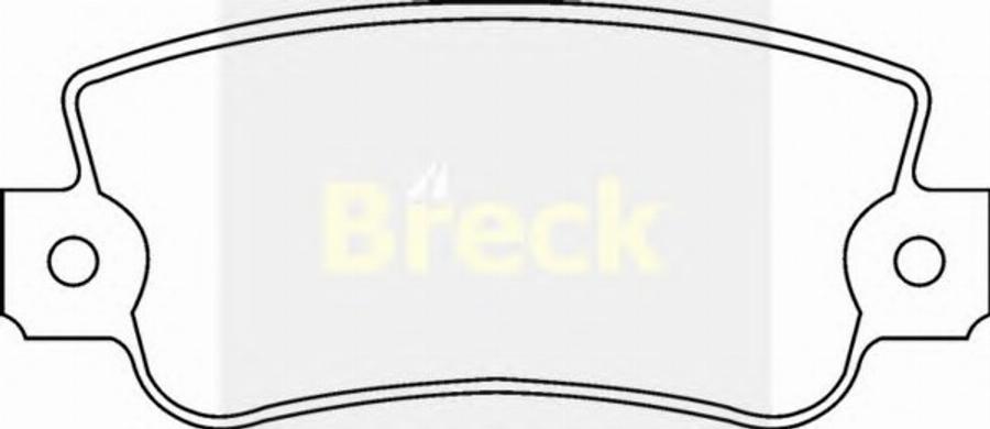 Breck 20775 00 C1 - Bremžu uzliku kompl., Disku bremzes www.autospares.lv