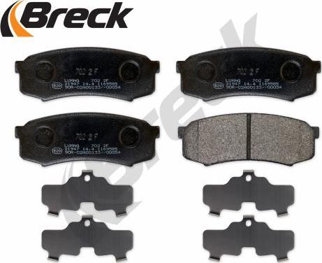 Breck 21947 00 702 00 - Bremžu uzliku kompl., Disku bremzes www.autospares.lv