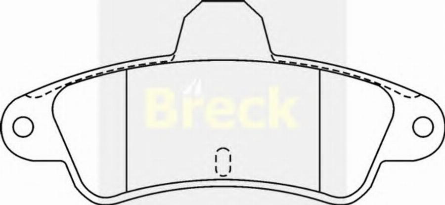 Breck 21586 00 - Bremžu uzliku kompl., Disku bremzes www.autospares.lv