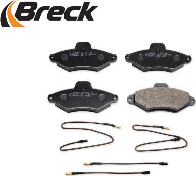 Breck 21631 00 701 10 - Bremžu uzliku kompl., Disku bremzes www.autospares.lv