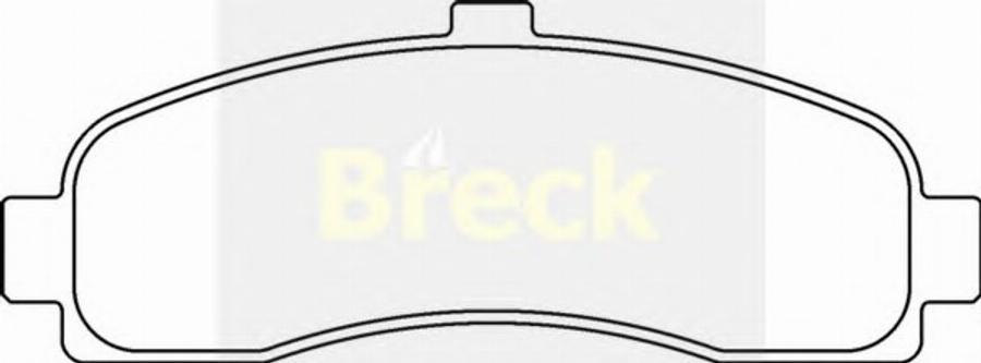 Breck 216260070100 - Bremžu uzliku kompl., Disku bremzes www.autospares.lv