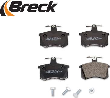 Breck 21144 00 704 00 - Bremžu uzliku kompl., Disku bremzes autospares.lv