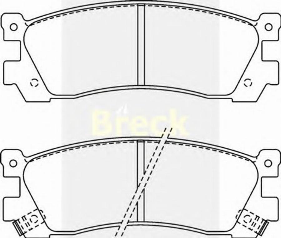 Breck 21320 00 C - Bremžu uzliku kompl., Disku bremzes www.autospares.lv