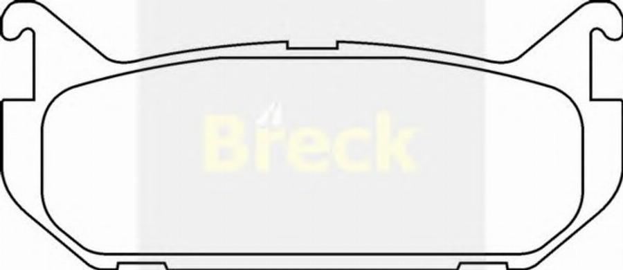 Breck 21766 00 - Bremžu uzliku kompl., Disku bremzes www.autospares.lv