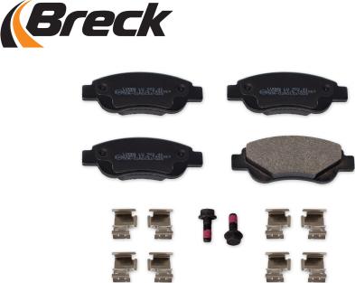 Breck 23959 00 702 00 - Bremžu uzliku kompl., Disku bremzes www.autospares.lv