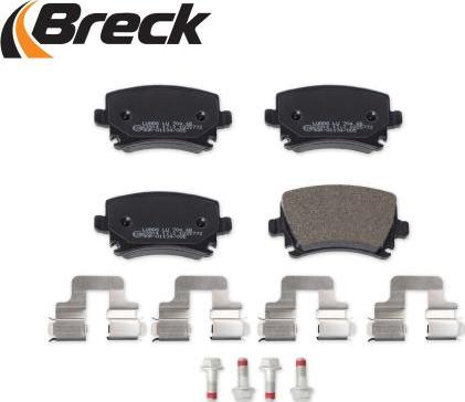 Breck 23914 00 704 00 - Bremžu uzliku kompl., Disku bremzes www.autospares.lv