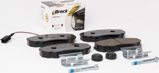 Breck 23917 00 703 10 - Bremžu uzliku kompl., Disku bremzes www.autospares.lv