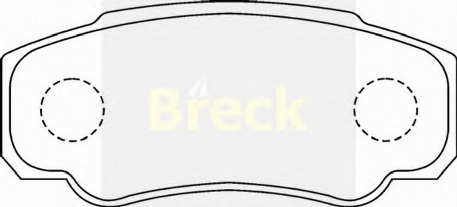 Breck 23921 00 - Brake Pad Set, disc brake www.autospares.lv