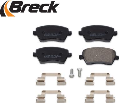 Breck 23973 00 702 00 - Bremžu uzliku kompl., Disku bremzes www.autospares.lv