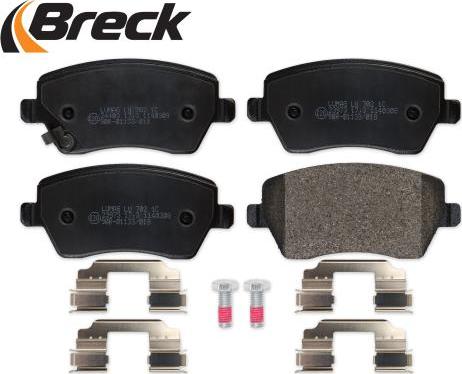 Breck 23973 00 702 10 - Bremžu uzliku kompl., Disku bremzes www.autospares.lv