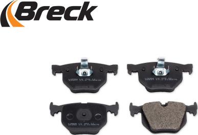 Breck 23447 00 702 00 - Bremžu uzliku kompl., Disku bremzes www.autospares.lv