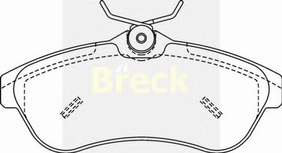 Breck 2340710 - Bremžu uzliku kompl., Disku bremzes www.autospares.lv