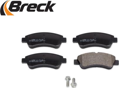 Breck 23599 00 701 00 - Bremžu uzliku kompl., Disku bremzes www.autospares.lv