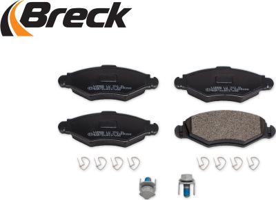 Breck 23597 00 702 10 - Bremžu uzliku kompl., Disku bremzes www.autospares.lv