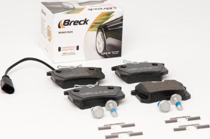 Breck 23554 10 704 10 - Bremžu uzliku kompl., Disku bremzes www.autospares.lv