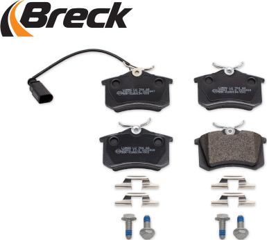 Breck 23554 10 704 10 - Bremžu uzliku kompl., Disku bremzes www.autospares.lv