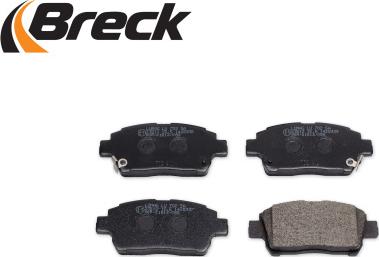 Breck 23510 00 702 10 - Brake Pad Set, disc brake www.autospares.lv