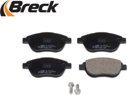 Breck 23600 00 701 00 - Bremžu uzliku kompl., Disku bremzes autospares.lv