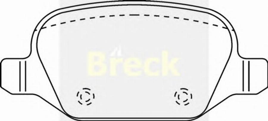 Breck 23601 00 - Bremžu uzliku kompl., Disku bremzes www.autospares.lv