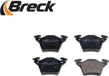 Breck 23020 00 704 00 - Bremžu uzliku kompl., Disku bremzes www.autospares.lv