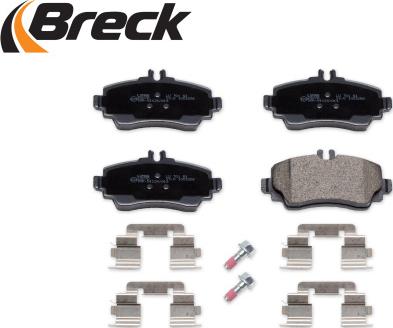 Breck 23070 10 701 20 - Bremžu uzliku kompl., Disku bremzes www.autospares.lv