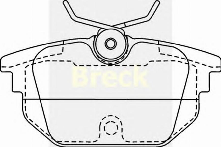 Breck 23177 00 - Bremžu uzliku kompl., Disku bremzes www.autospares.lv