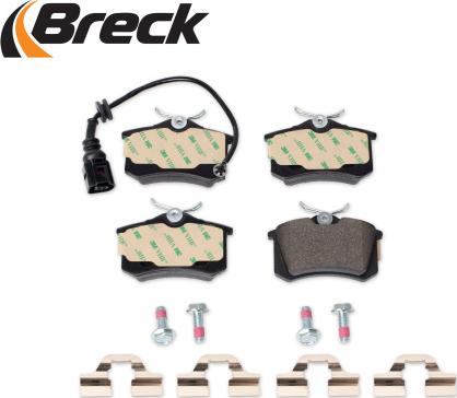 Breck 23823 10 704 10 - Brake Pad Set, disc brake www.autospares.lv