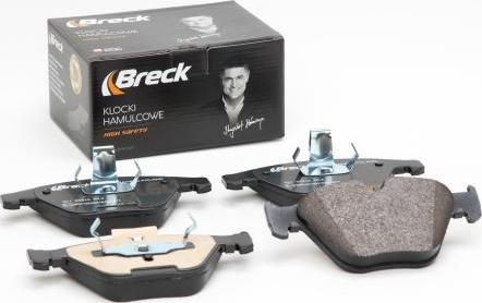 Breck 23312 00 551 10 - Brake Pad Set, disc brake www.autospares.lv