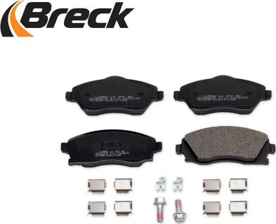 Breck 23225 00 702 10 - Brake Pad Set, disc brake www.autospares.lv