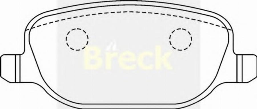 Breck 23760 00 - Bremžu uzliku kompl., Disku bremzes www.autospares.lv