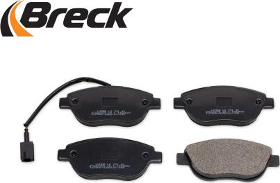 Breck 23708 00 701 10 - Brake Pad Set, disc brake www.autospares.lv