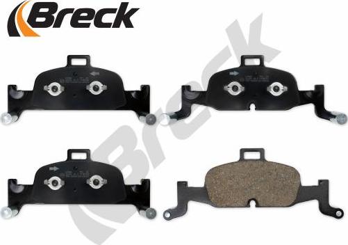 Breck 22402 00 551 00 - Bremžu uzliku kompl., Disku bremzes www.autospares.lv