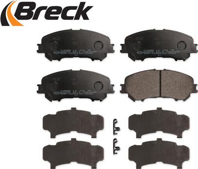 Breck 22065 00 701 10 - Bremžu uzliku kompl., Disku bremzes www.autospares.lv