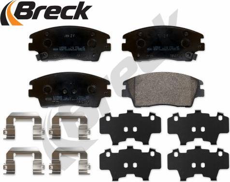 Breck 22329 00 701 00 - Bremžu uzliku kompl., Disku bremzes www.autospares.lv