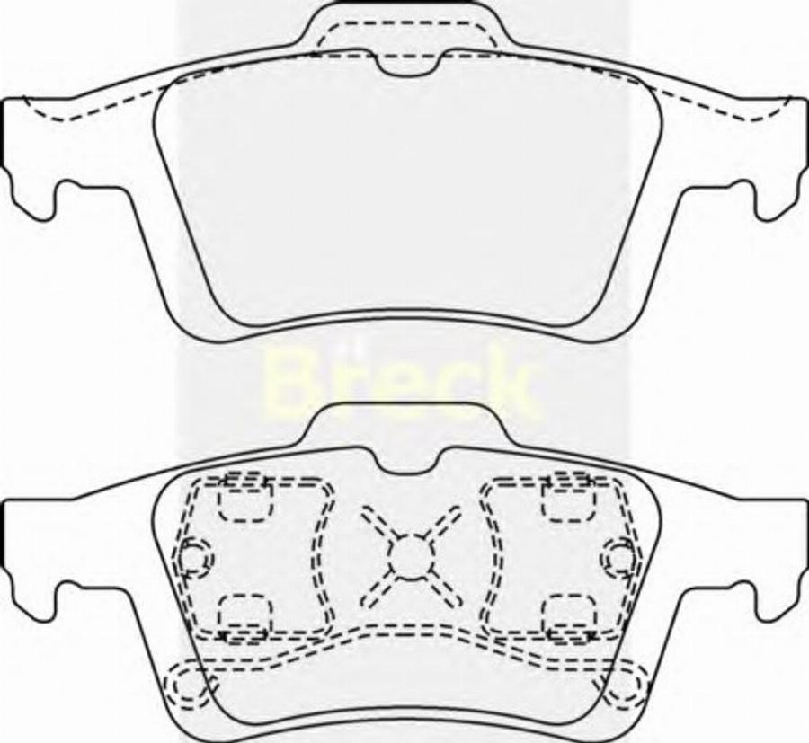 Breck NEW 093 - Bremžu uzliku kompl., Disku bremzes www.autospares.lv