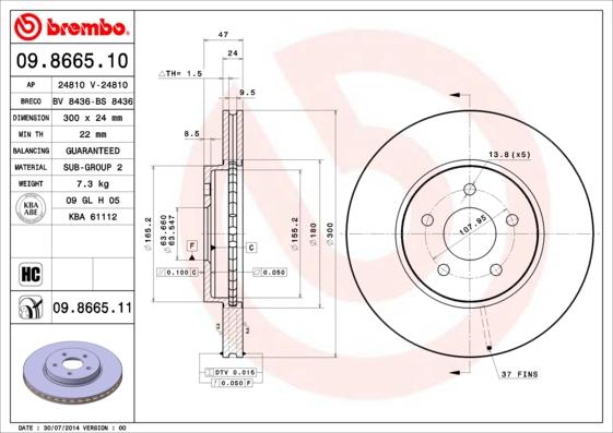 Breco BS 8436 - Bremžu diski www.autospares.lv