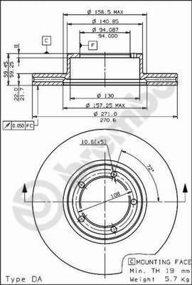 BENDIX 338795 - Bremžu diski www.autospares.lv