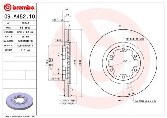 Breco BS 8850 - Bremžu diski autospares.lv