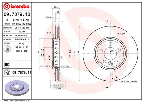 Breco BS 8359 - Bremžu diski autospares.lv