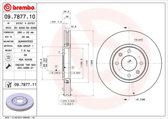 Breco BS 8358 - Bremžu diski autospares.lv